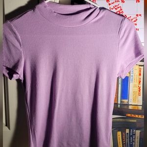 A purple turtleneck from forever 22